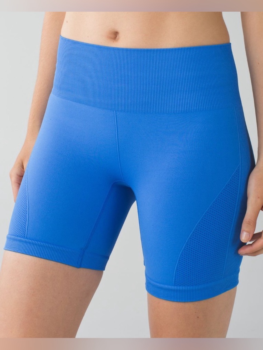 lululemon athletica Bright Blue High-Rise Bike Shorts